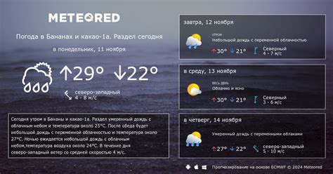 Выберите раздел "Погода"