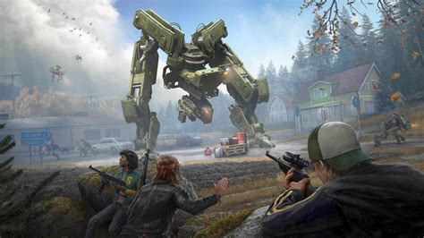 Выбор персонажа и оружия в Generation Zero