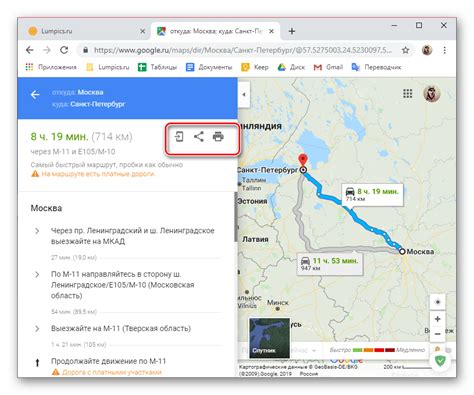 Дополнительные возможности карты