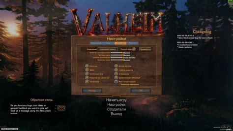 Другие настройки графики в Valheim