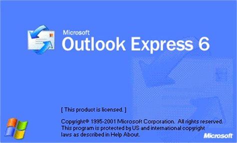 Загрузка установщика Outlook Express