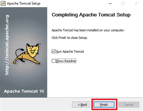 Запуск Apache Tomcat в качестве службы