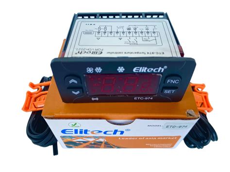 Изменение температуры на Elitech ETC-974