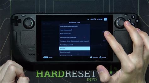 Изменение языка игры в Steam