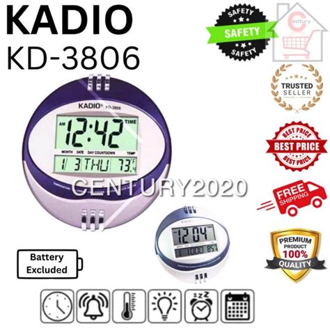 Инструкция по началу использования электронных часов Kadio KD 3806