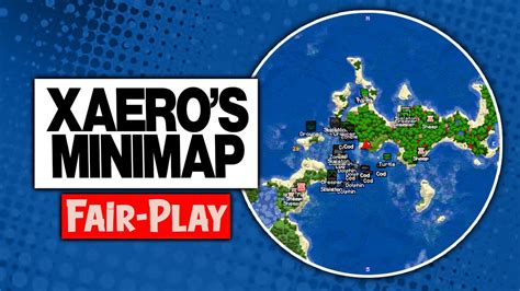 Использование мода Xaero's Minimap
