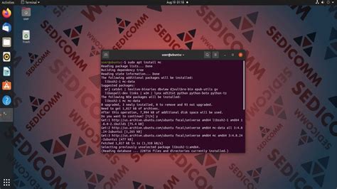 Использование Midnight Commander