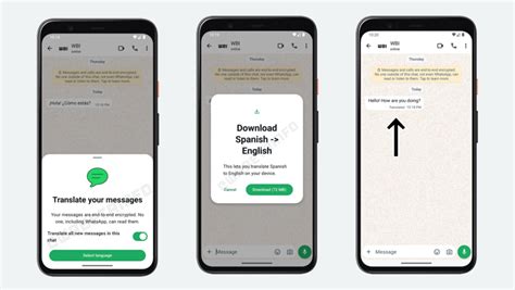 Как настроить автоматический перевод в WhatsApp