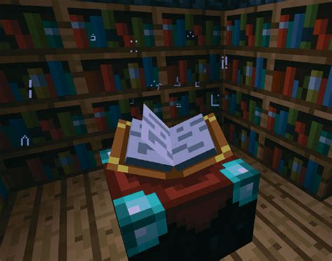 Как правильно расположить книжные полки вокруг стола зачарований в Minecraft: советы и рекомендации