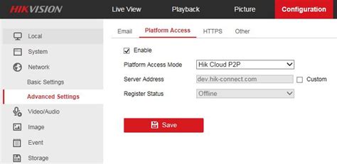 Как создать аккаунт в Hik cloud p2p