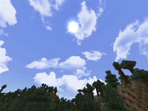 Как создать чистое небо в Minecraft