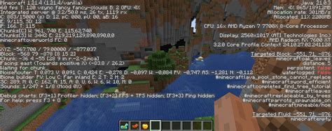 Как узнать координаты в Minecraft: