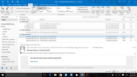 Когда и как использовать автоответ в Outlook 2019