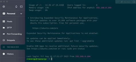 Конфигурирование SSH-сервера на Mac