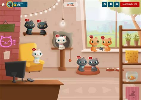 Начало игры в Business Cats Alabuga