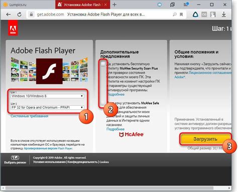 Обновление Flash плеера в браузере Tor