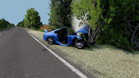 Опасный спуск на карте смерти для BeamNG Drive