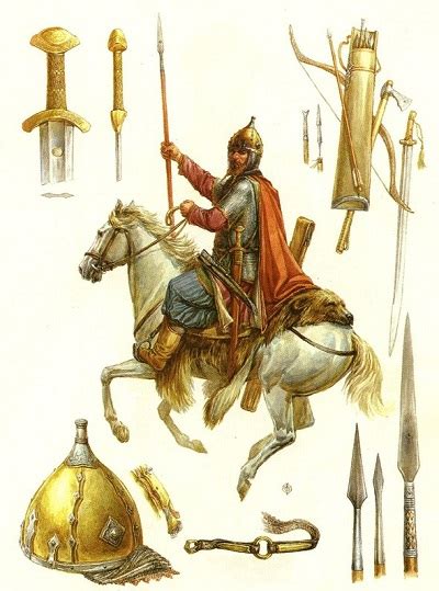 Оружие и доспехи кургана