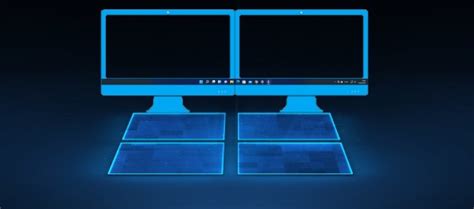 Открытие панели задач на нескольких мониторах в Windows 11