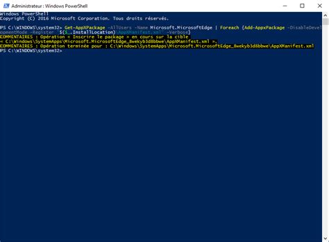 Переустановка браузера Microsoft Edge