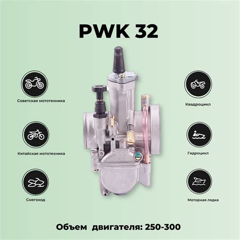 Поддержание настройки карбюратора PWK 32 в работоспособном состоянии