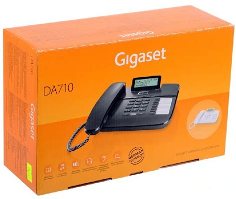 Поддержка и дополнительные функции определителя номера Gigaset DA710