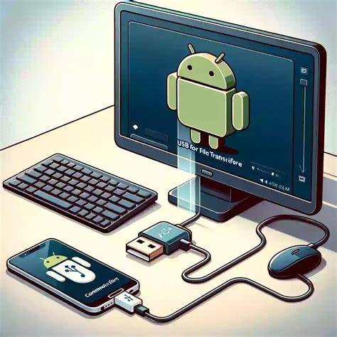Подключение Android-устройства к компьютеру через USB-кабель