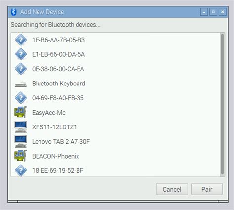 Подключение Bluetooth-устройства в Ubuntu