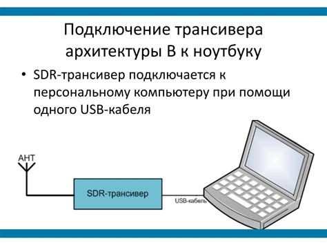 Подключение SDR-приемника