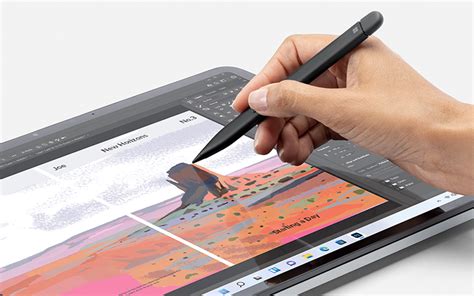 Подключение Surface Slim Pen к устройству