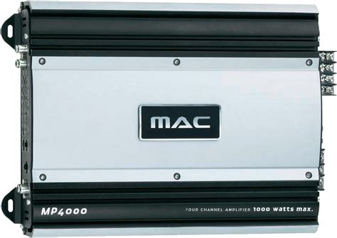 Последовательность подключения усилителя Mac Audio MPX 4000