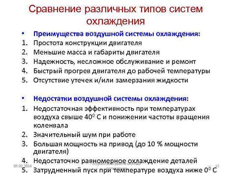 Преимущества воздушной системы