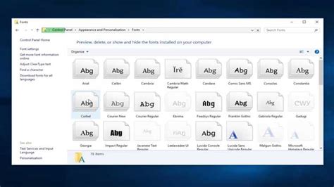 Применение настроек ClearType для повышения четкости текста