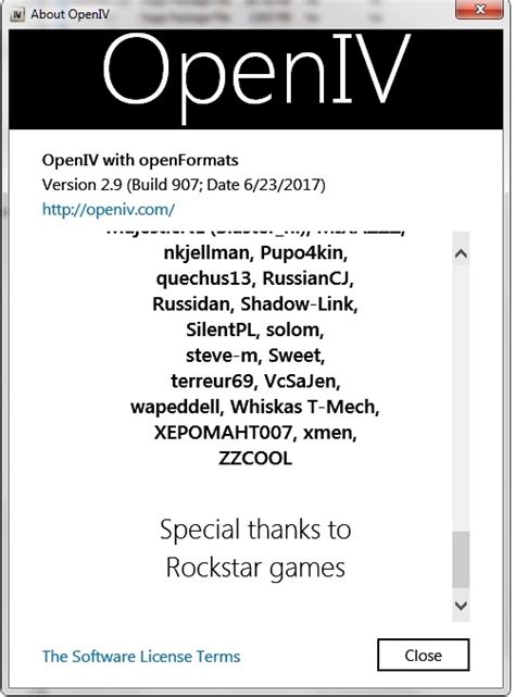 Работа с OpenIV