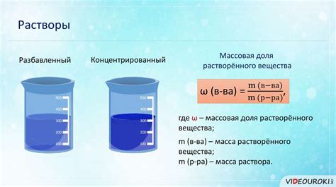 Растворы и их свойства