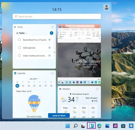 Рекомендации по использованию виджетов в Windows 11