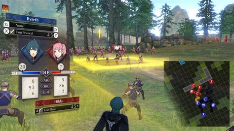 Система боя в игре Fire Emblem Three Houses на ПК