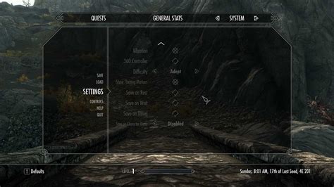 Структура файла Skyrim ini