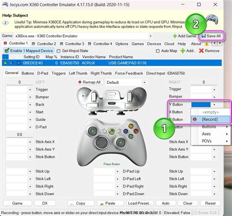 Тестирование геймпада Xbox 360 на ПК