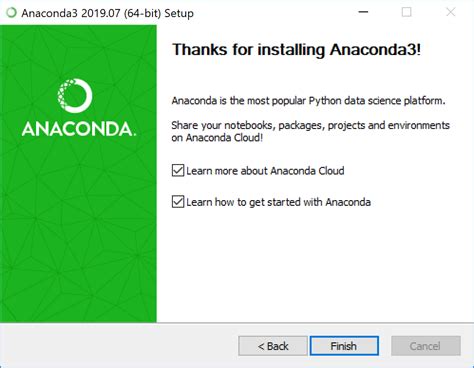 Установить Anaconda
