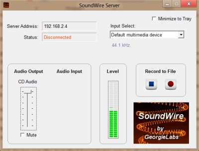Установка и настройка приложения SoundWire на Windows и Android