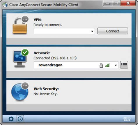 Установка Cisco AnyConnect Secure Mobility Client