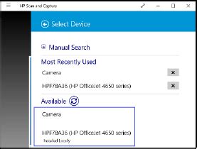 Установка HP Scan с помощью мастера