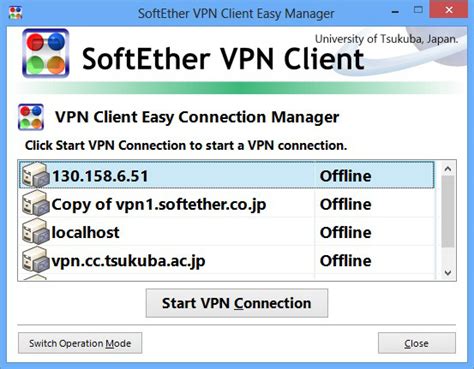 Установка SoftEther VPN Client