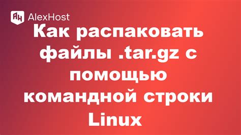 Установка tar gz в Linux с помощью командной строки
