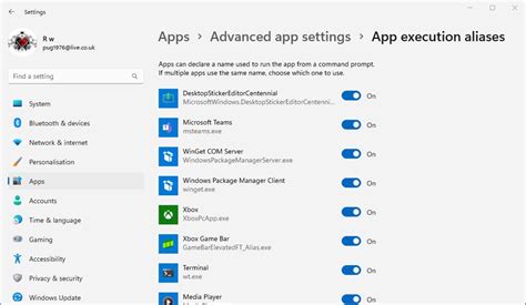 Что такое псевдонимы выполнения приложений в Windows 10