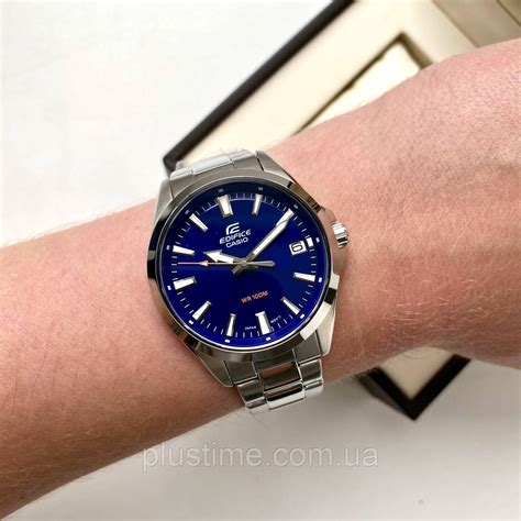 Шаги по установке даты на часах Casio Edifice