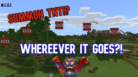 Шаг 1: введите команду "/summon tnt"