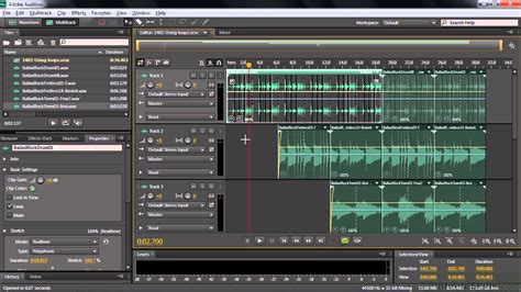 Шаг 3: Импорт аудиотрека в Adobe Audition