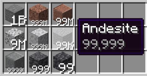  Описание стака в Minecraft 